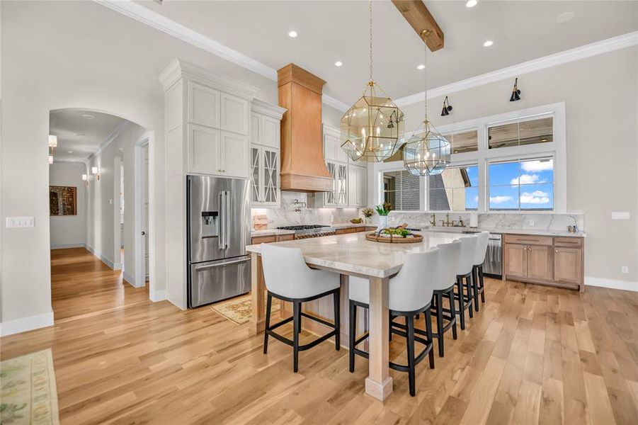 Furnished interior view inside a new home in , Aledo (Image 16).