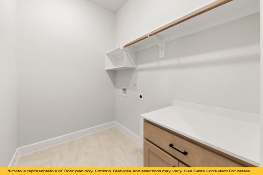 Representative unfurnished interior of a home built from the The Catalina by Stonefield Homes in The Highlands, Rockwall (Image 116).