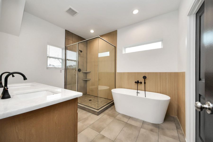 Furnished interior view inside a new home in , Houston (Image 11). Furnished interior view inside a new home in , Houston (Image 11).