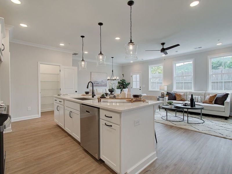 Furnished interior view inside a new home in Cherokee Township, Acworth (Image 14).