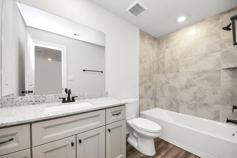 Furnished interior view inside a new home in The Enclave at Spring Branch, Montgomery (Image 18).