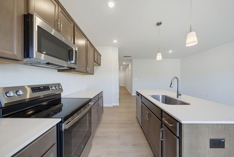Furnished interior view inside a new home in Sweetbrier, Durham (Image 8).