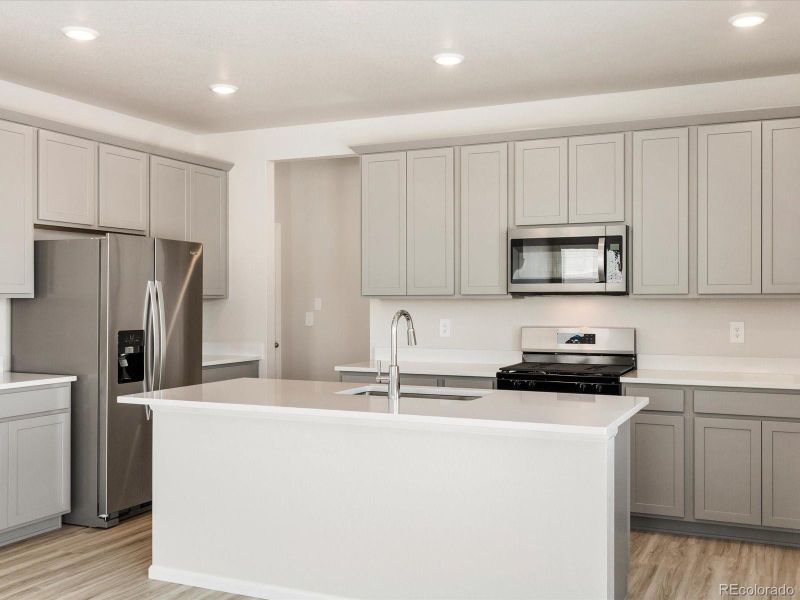 Furnished interior view inside a new home in Revere at Johnstown, Johnstown (Image 7). Furnished interior view inside a new home in Revere at Johnstown, Johnstown (Image 7).