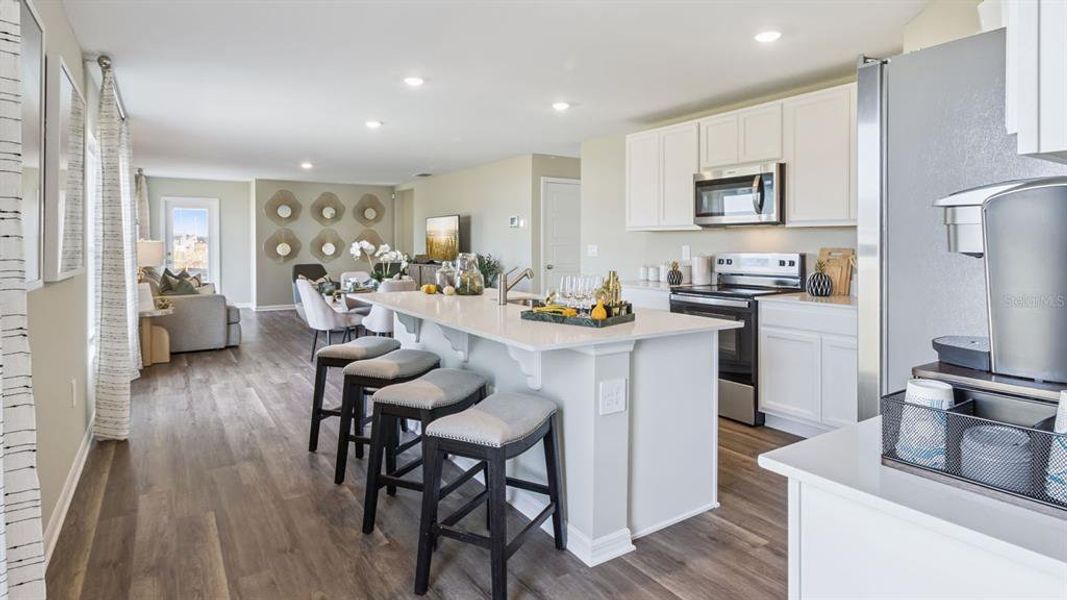 Furnished interior view inside a new home in , Winter Haven (Image 29).