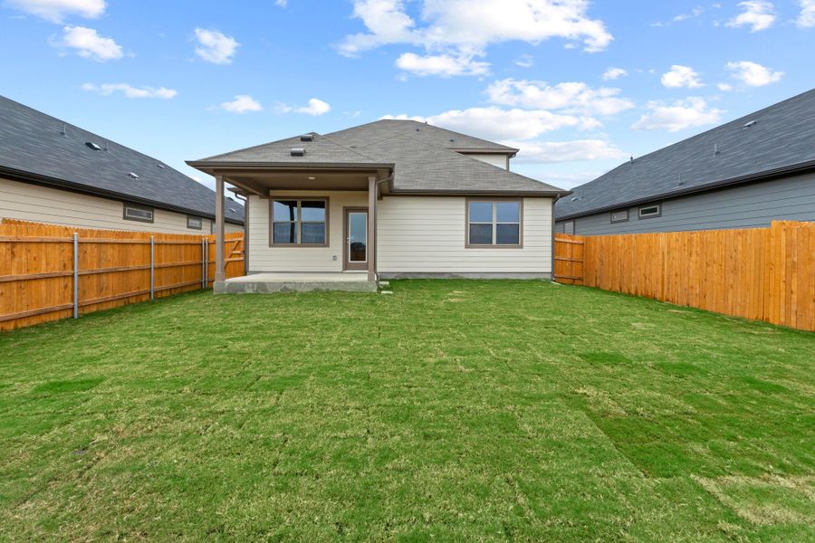 Covered Patio on the Pearl home plan by Trophy Signature Homes – REPRESENTATIVE PHOTO Covered Patio on the Pearl home plan by Trophy Signature Homes – REPRESENTATIVE PHOTO