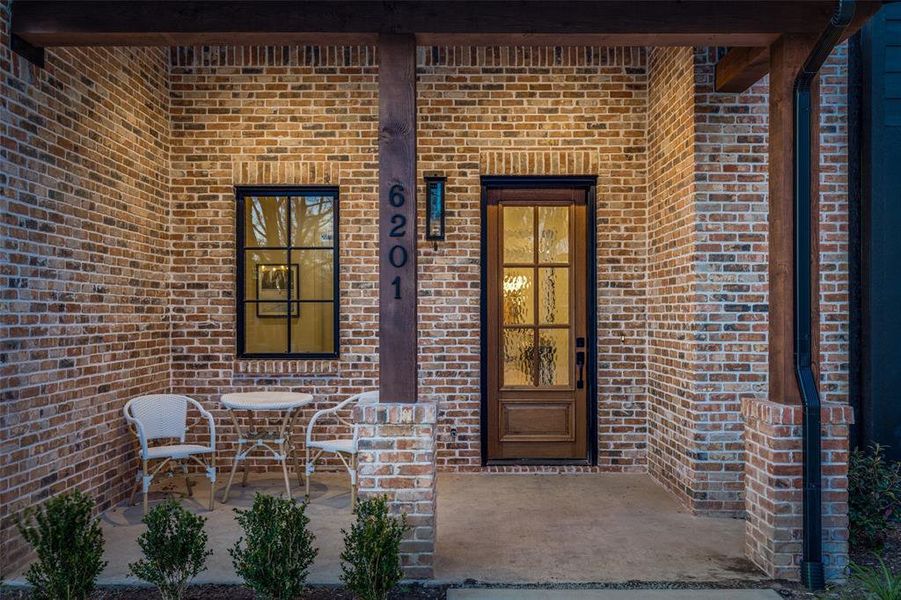 Exterior details and patio area of a home in , Dallas (Image 25). Exterior details and patio area of a home in , Dallas (Image 25).