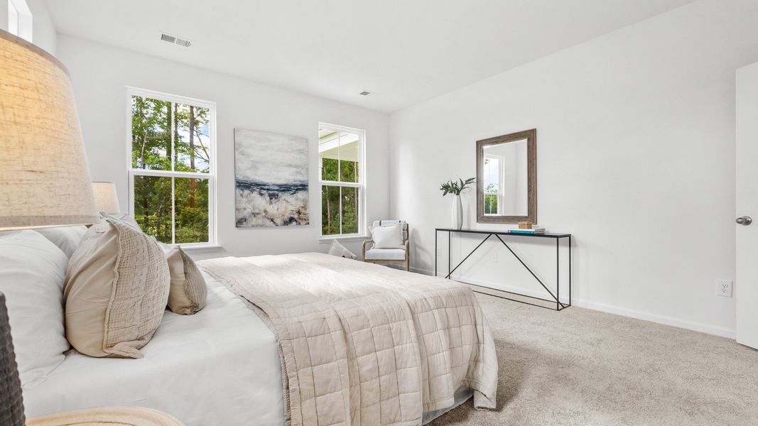 Representative furnished interior of a home built from the Chelsea by DRB Homes in Bluffs at Sun Colony, Longs (Image 19).