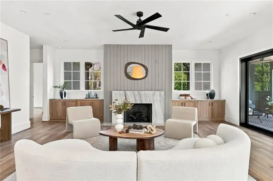 Furnished interior view inside a new home in , Atlanta (Image 43).