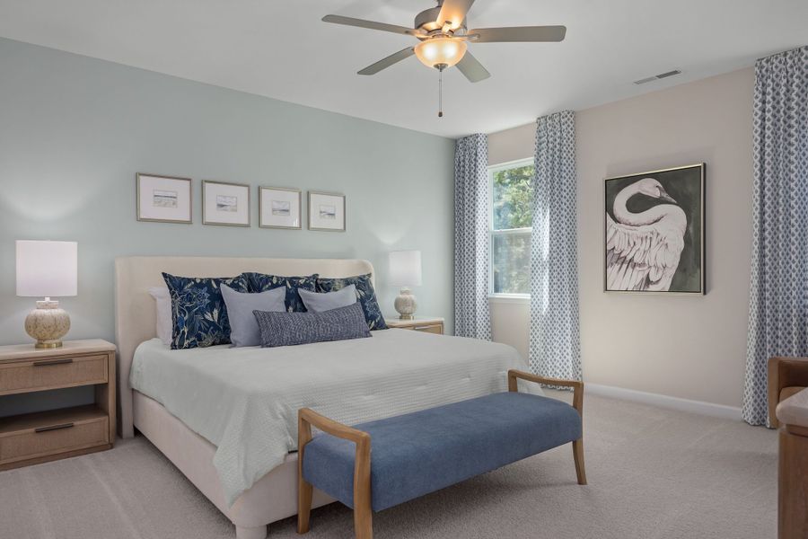 Representative furnished interior of a home built from the The Hickory II A by Davidson Homes LLC in Springvale South, Fuquay Varina (Image 23). Representative furnished interior of a home built from the The Hickory II A by Davidson Homes LLC in Springvale South, Fuquay Varina (Image 23).