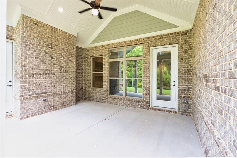 Exterior details and patio area of a home in , Cumming (Image 3).