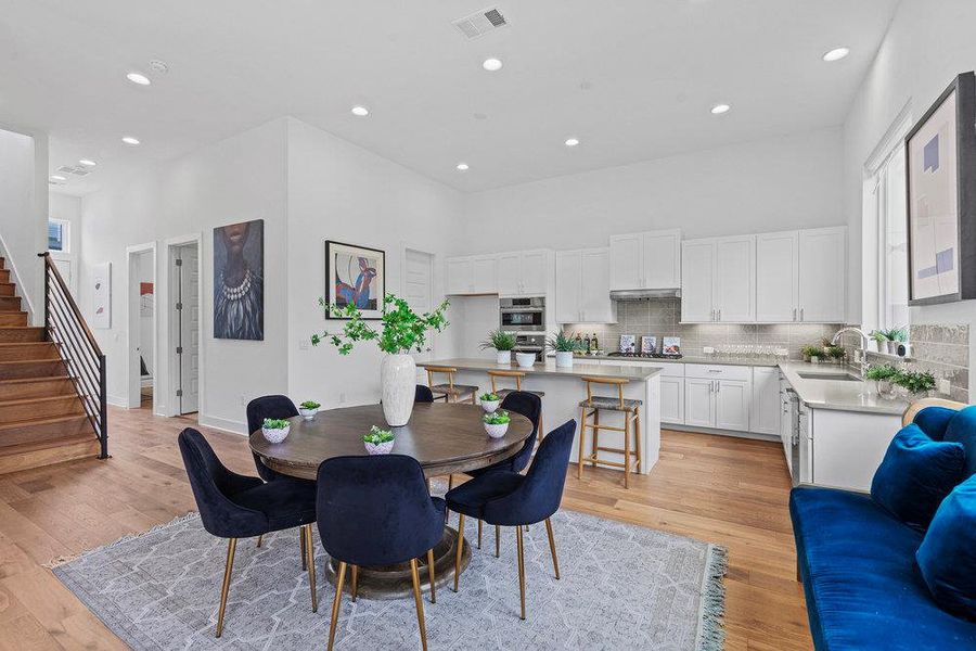 Furnished interior view inside a new home in Agave, Austin (Image 11).