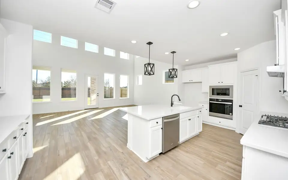 Furnished interior view inside a new home in Elyson, Katy (Image 4).