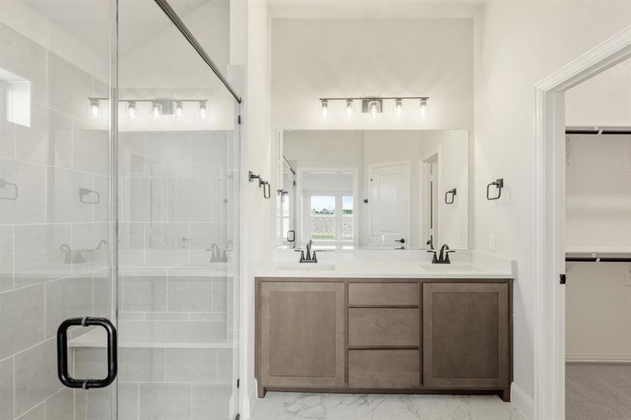 Furnished interior view inside a new home in Hunters Ridge, Crowley (Image 9). Furnished interior view inside a new home in Hunters Ridge, Crowley (Image 9).