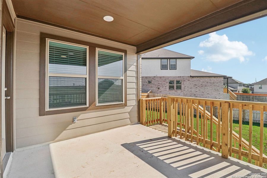 Exterior details and patio area of a home in , San Antonio (Image 3). Exterior details and patio area of a home in , San Antonio (Image 3).