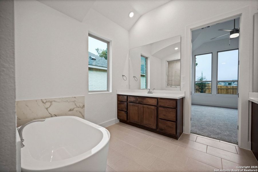 Furnished interior view inside a new home in Davis Ranch: 60ft. lots, San Antonio (Image 11).