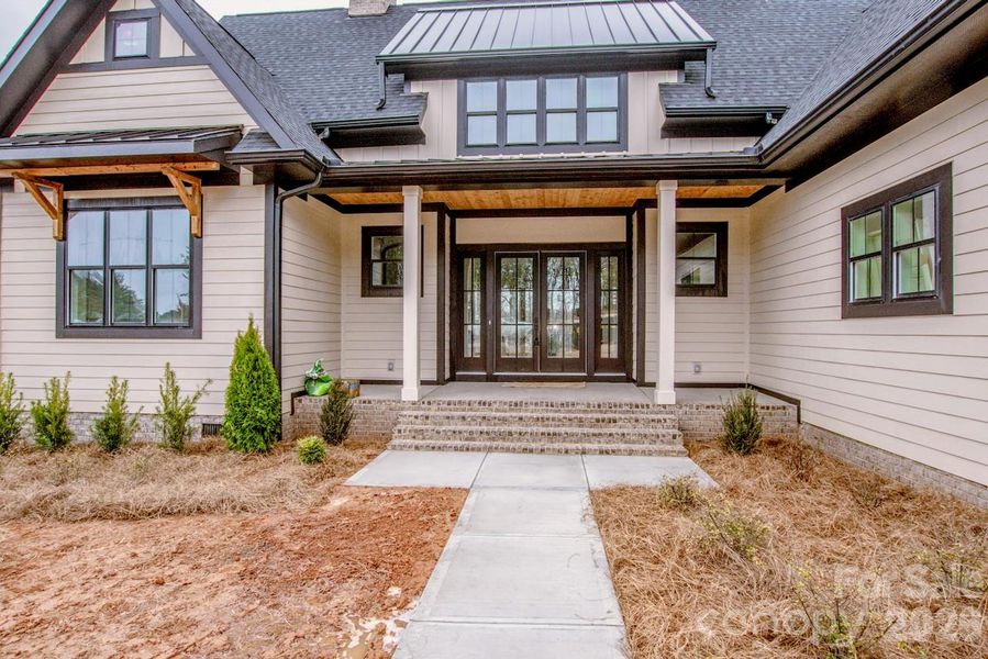 Exterior details and patio area of a home in , Mooresville (Image 27).