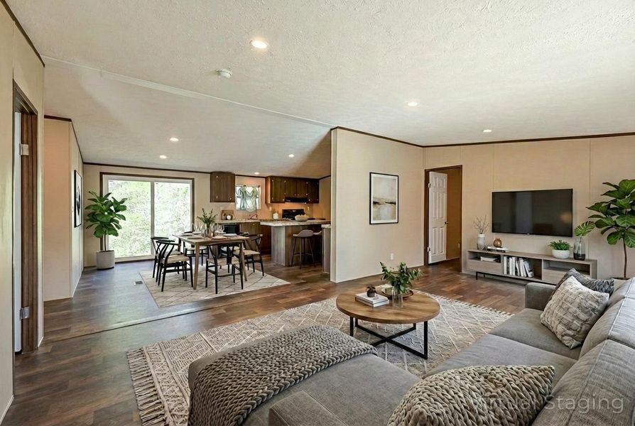 Furnished interior view inside a new home in , Trinity (Image 7).