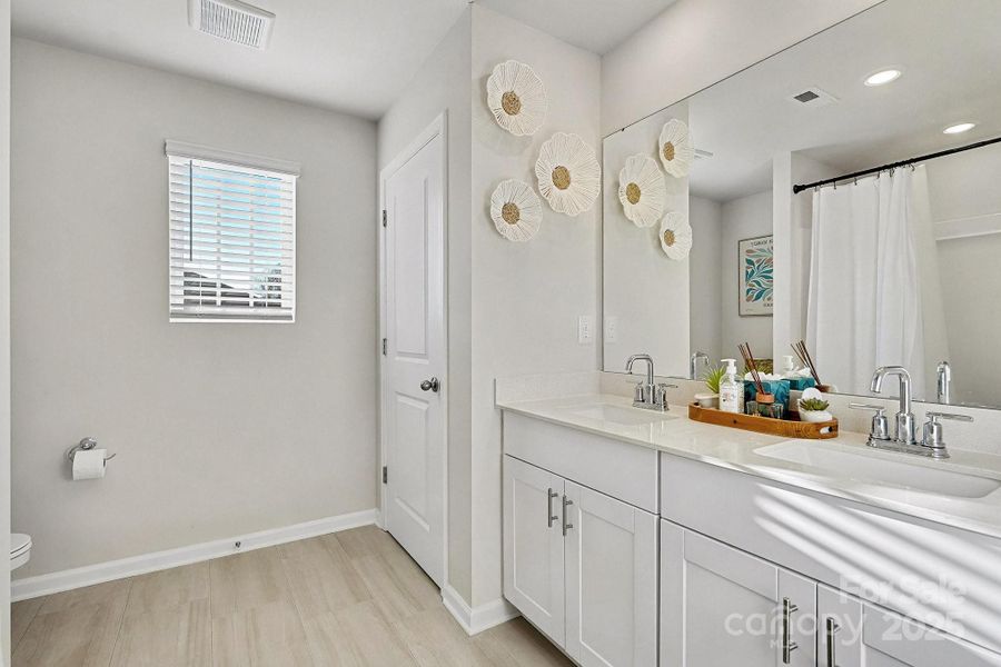 Furnished interior view inside a new home in Shepherds Landing, Mooresville (Image 7).