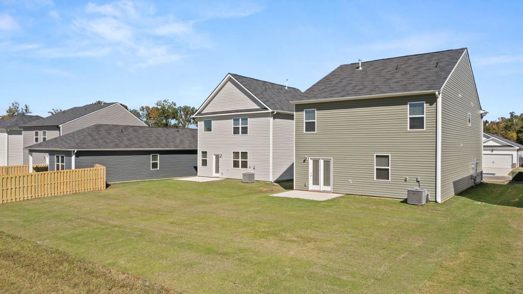 Exterior details and patio area of a home in The Islands, Beech Island (Image 19). Exterior details and patio area of a home in The Islands, Beech Island (Image 19).