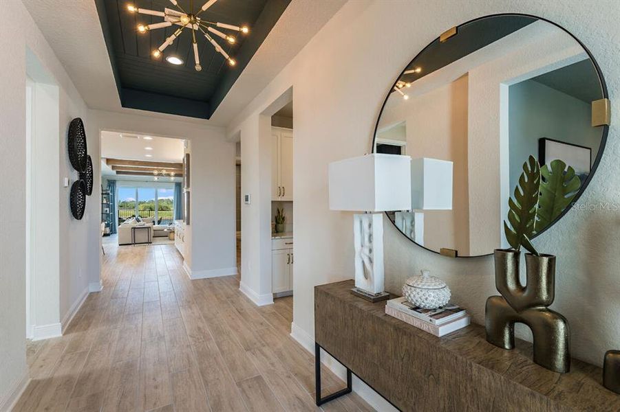 Furnished interior view inside a new home in Brighton, Venice (Image 11).
