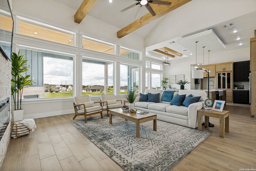 Furnished interior view inside a new home in , La Vernia (Image 10). Furnished interior view inside a new home in , La Vernia (Image 10).