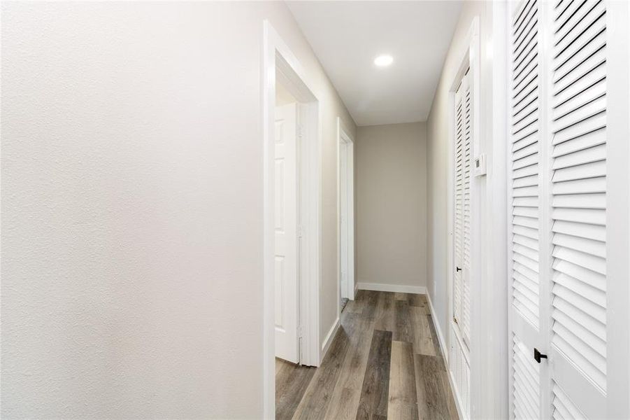 Hallway to Guest Bedrooms and Bathroom