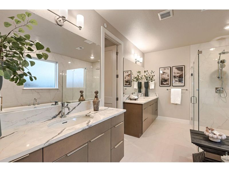 Furnished interior view inside a new home in Baseline, Broomfield (Image 17).