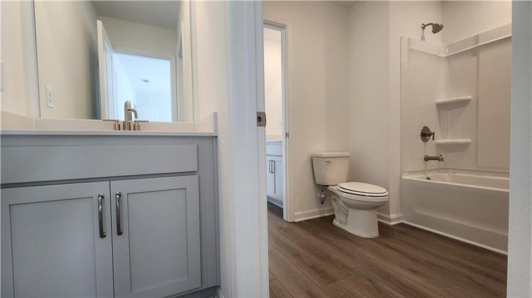 Furnished interior view inside a new home in The Estates at Casteel, Bethlehem (Image 8).