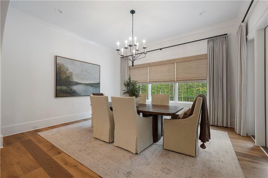 Furnished interior view inside a new home in , Alpharetta (Image 71).
