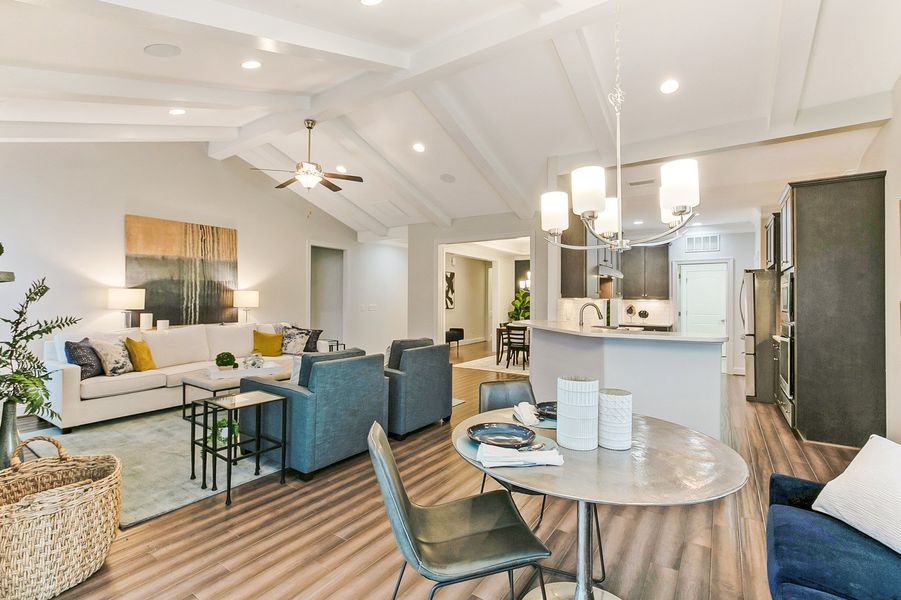 Representative furnished interior of a home built from the Ashton by Keystone Homes NC in Weybridge, Burlington (Image 19).