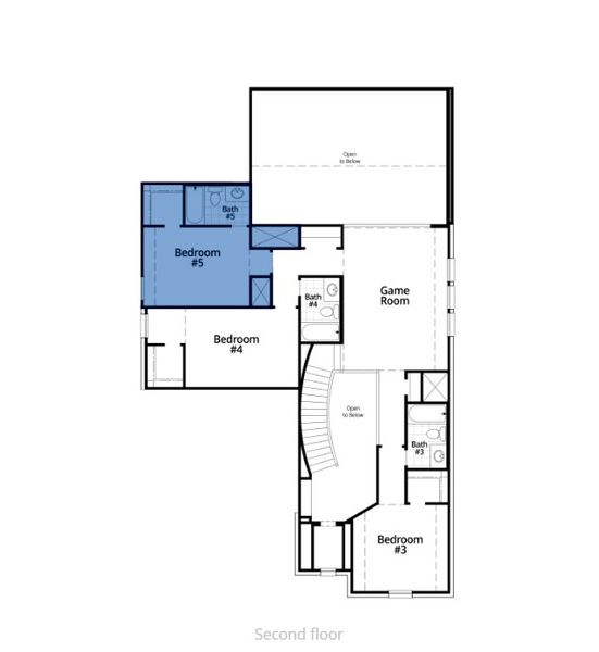 2D floor plan layout of this home in Devonshire, Forney, TX (Image 4). 2D floor plan layout of this home in Devonshire, Forney, TX (Image 4).