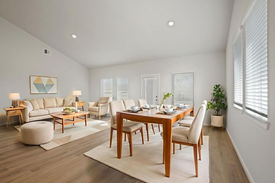 Photo is not of the actual home, but is an inspirational photo of builder’s model home and may depict options, furnishings, and/or decorator features that are not included