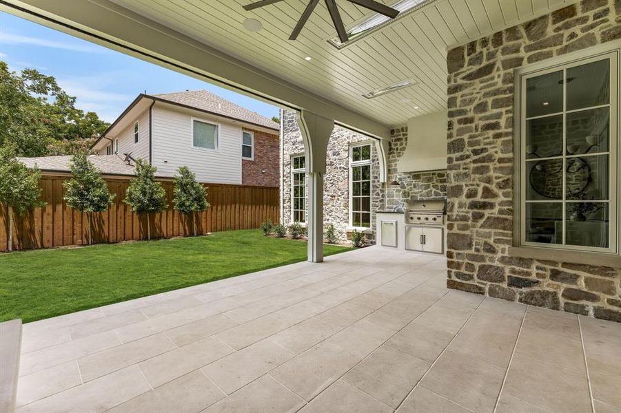 Exterior details and patio area of a home in , Dallas (Image 26). Exterior details and patio area of a home in , Dallas (Image 26).