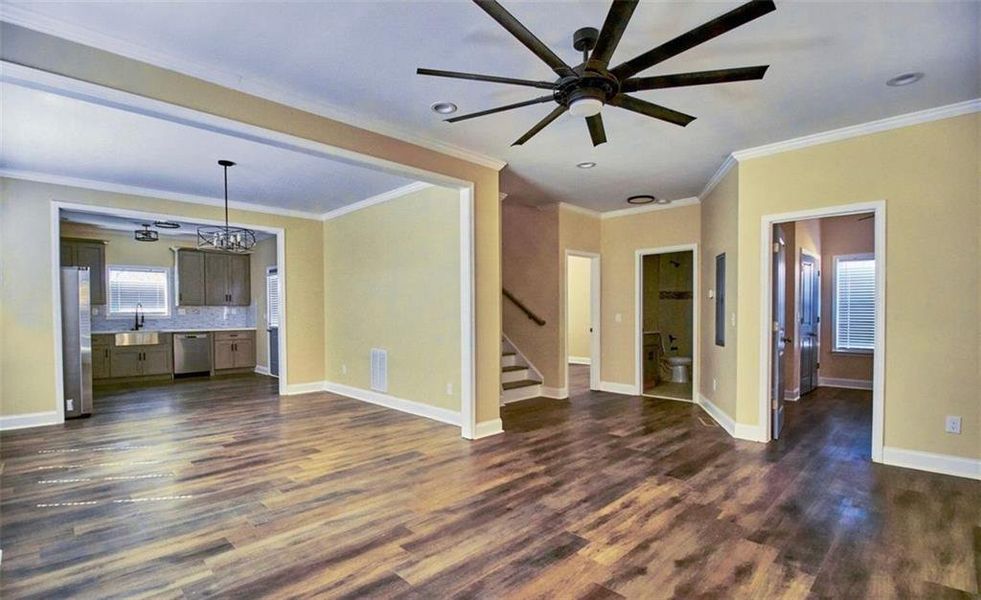 Spacious, unfurnished interior of a new home in , Riverdale (Image 8). Spacious, unfurnished interior of a new home in , Riverdale (Image 8).