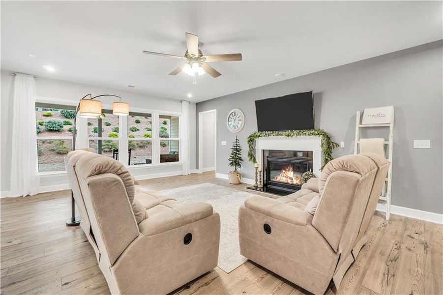 Furnished interior view inside a new home in , Griffin (Image 38).