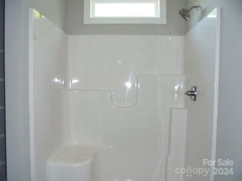 Primary bath with walk-in shower