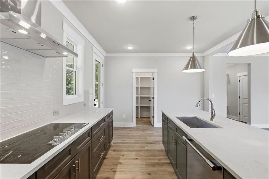 Furnished interior view inside a new home in , Statham (Image 18).