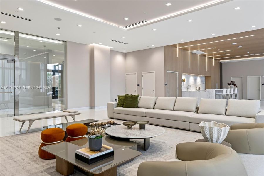 Furnished interior view inside a new home in , Hallandale Beach (Image 5).