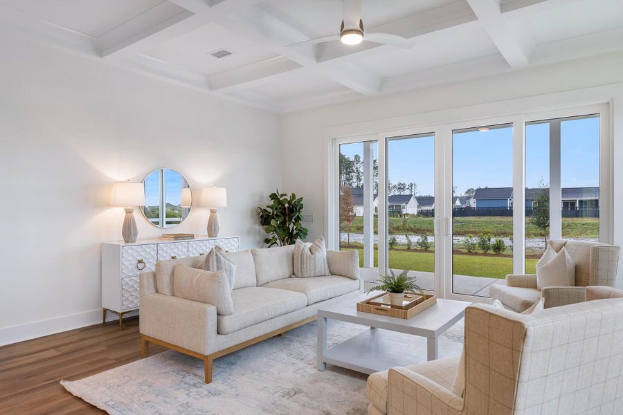 Furnished interior view inside a new home in , Summerville (Image 14).