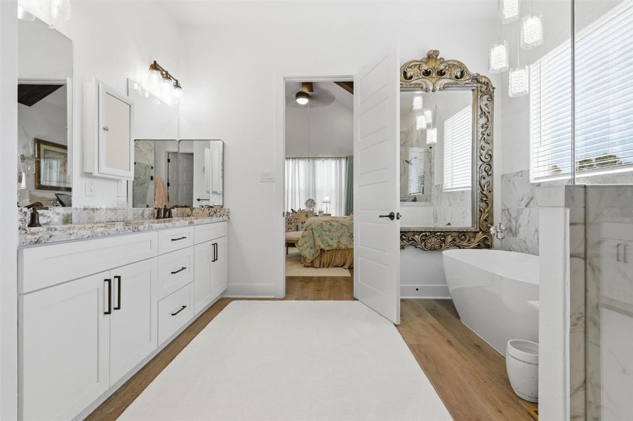 Furnished interior view inside a new home in Magnolia Woods - 70', Magnolia (Image 28).