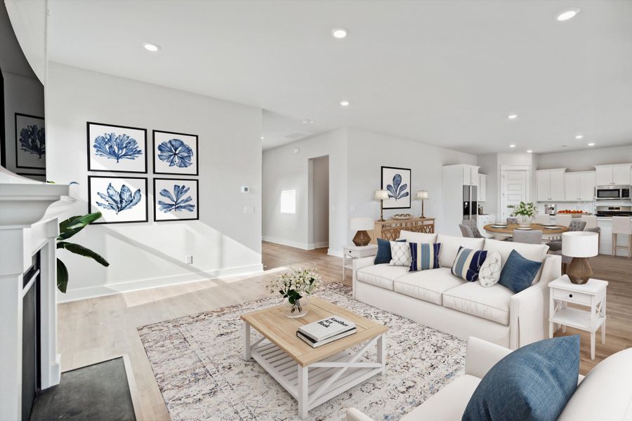 Furnished interior view inside a new home in Carnes Crossroads: Coastal Collection, Summerville (Image 6).