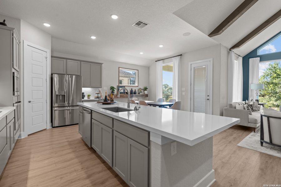 Furnished interior view inside a new home in Esperanza, Boerne (Image 31).
