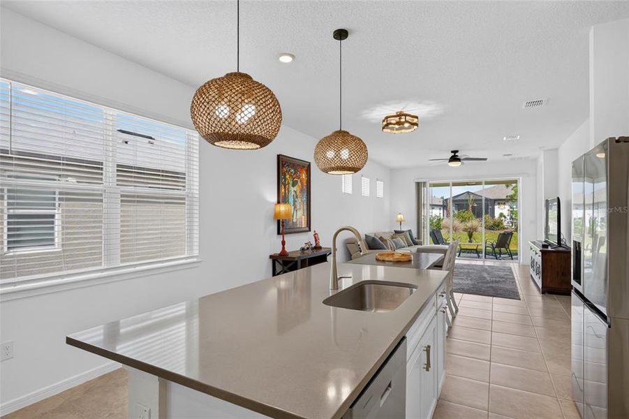 Furnished interior view inside a new home in Del Webb Stone Creek, Ocala (Image 32).