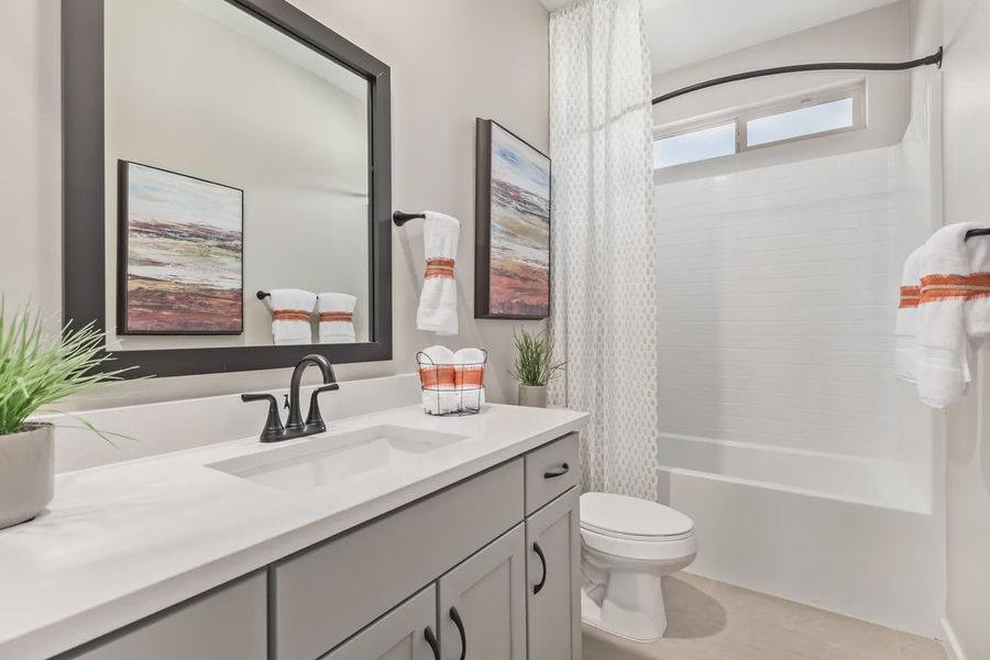 Furnished interior view inside a new home in Camilo at Santana, Yuma (Image 28).