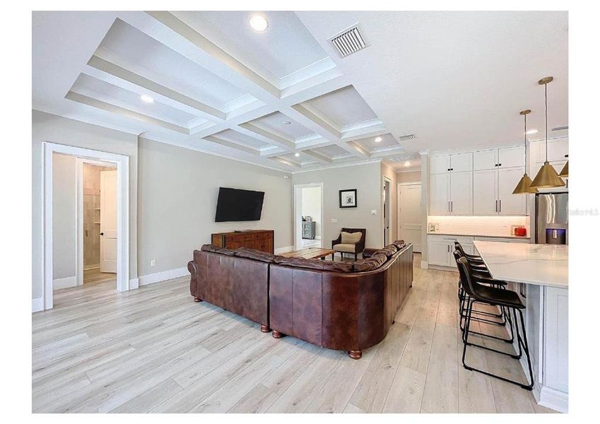 Furnished interior view inside a new home in Sunset Estates, Lutz (Image 11).