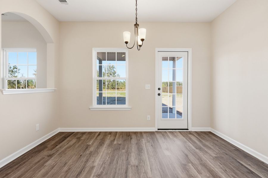 Representative unfurnished interior of a home built from the The Screven by RTS Homes in Tibet Road at Sassafras, Allenhurst (Image 31).