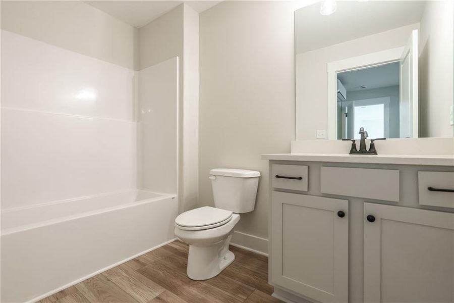 Furnished interior view inside a new home in , Social Circle (Image 9). Furnished interior view inside a new home in , Social Circle (Image 9).