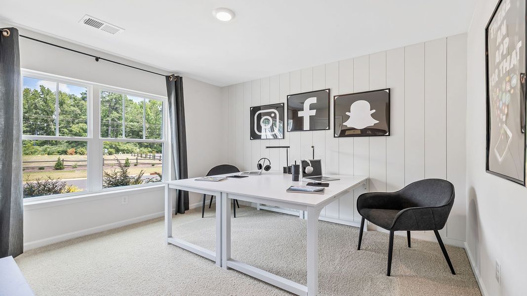 Furnished interior view inside a new home in Waverly Station, Greenwood (Image 10).