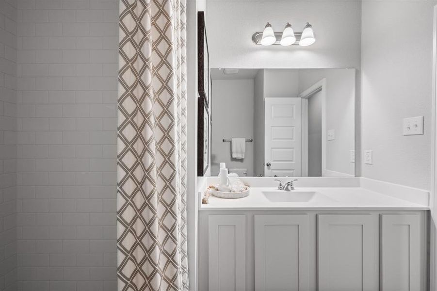 Furnished interior view inside a new home in Baker Farms, Cleburne (Image 28).