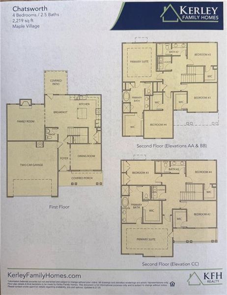 2D floor plan layout of this home in Maple Village, Adairsville, GA (Image 3). 2D floor plan layout of this home in Maple Village, Adairsville, GA (Image 3).